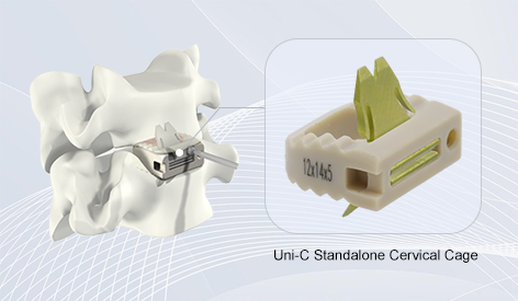 ACDF porogaramu kura min bɛ wele ko technologie——Uni-C Standalone Cervical Cage 